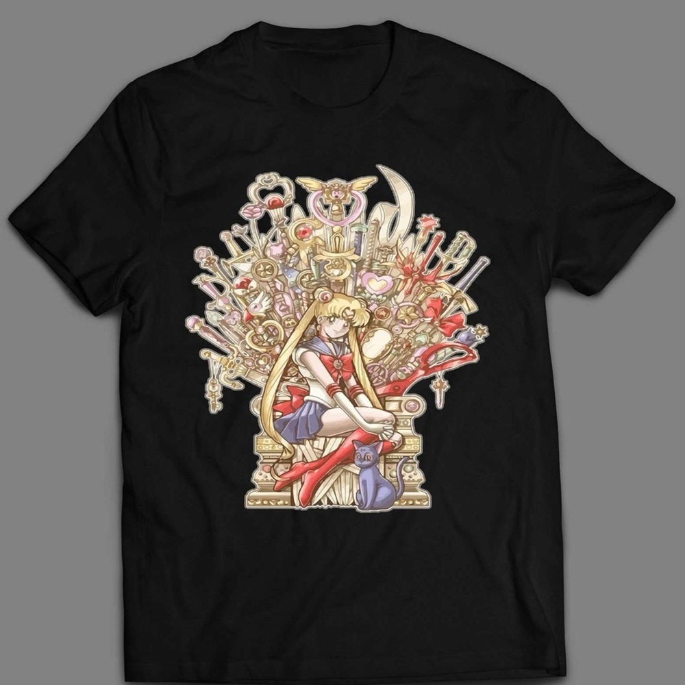 Sailor Moon Throne Parody Graphic Tee